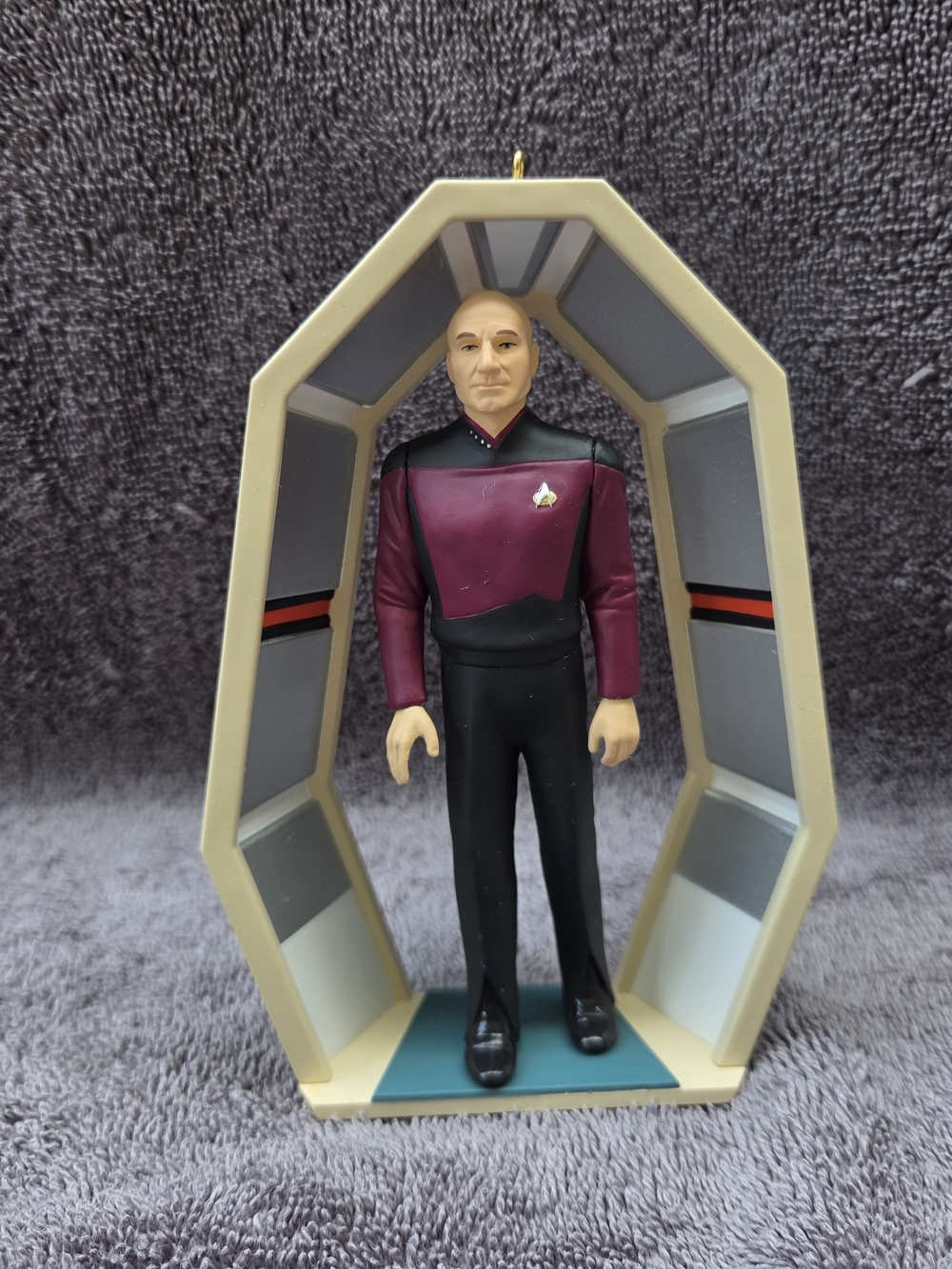1995 Hallmark Star Trek Captain Jean-Luc Picard Keepsake Ornament